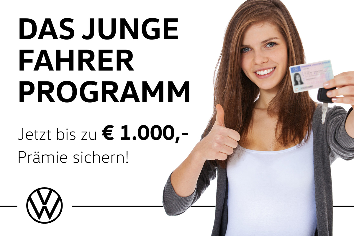 Das Junge Fahrer Programm von VW