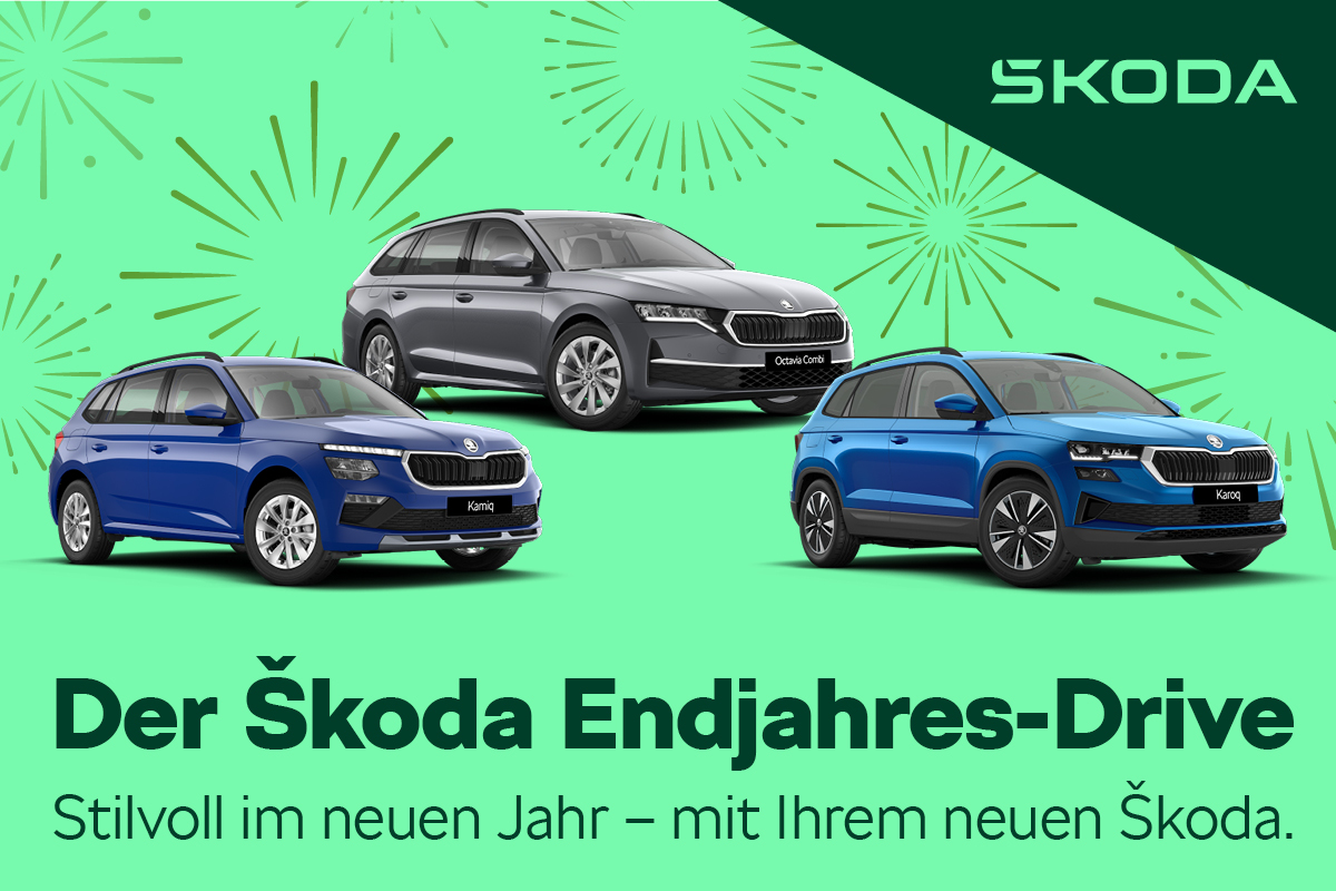 Der Škoda Endjahres-Drive