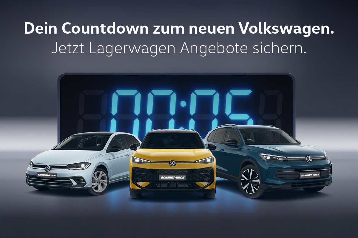Dein Countdown zum neuen Volkswagen.