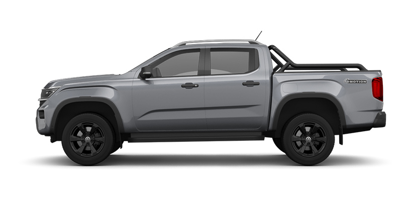Seitliche Ansicht des VW Amarok